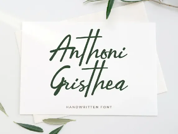 Anthoni Gristhea font