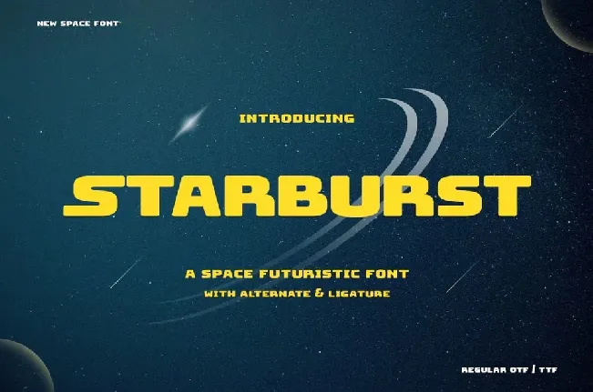 Starburst font