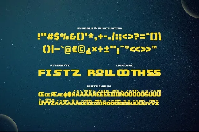 Starburst font