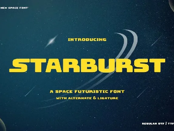 Starburst font