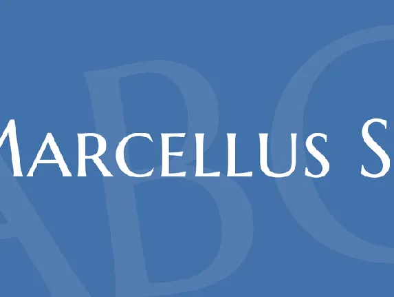 Marcellus SC font