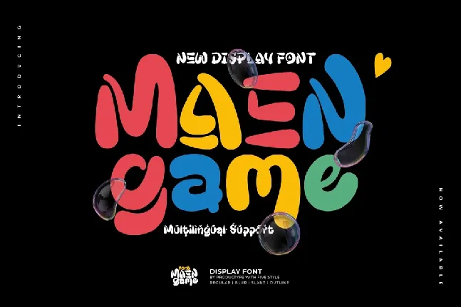 MAENGAMEtrial font