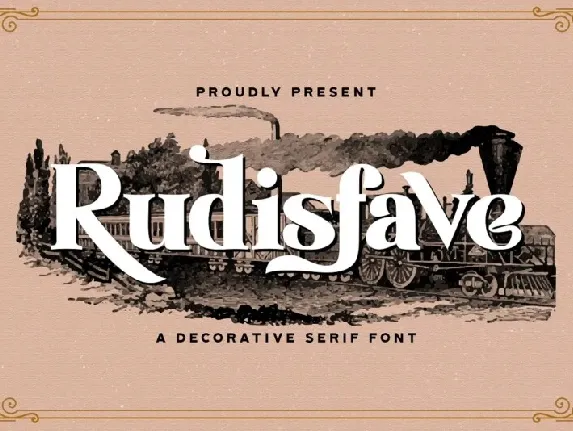 Rudisfave font