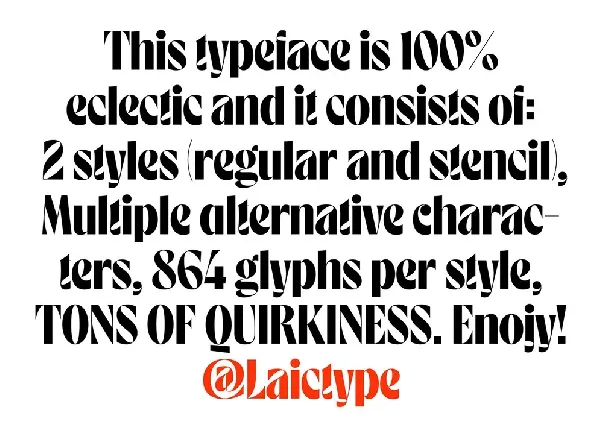 Eklektyk Display font