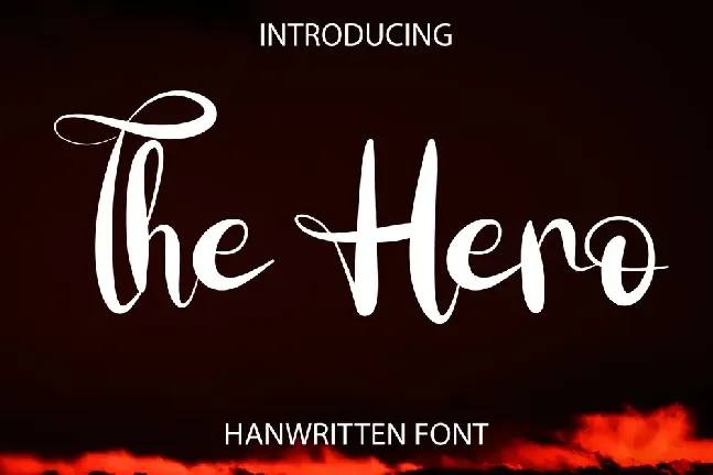 The Hero font