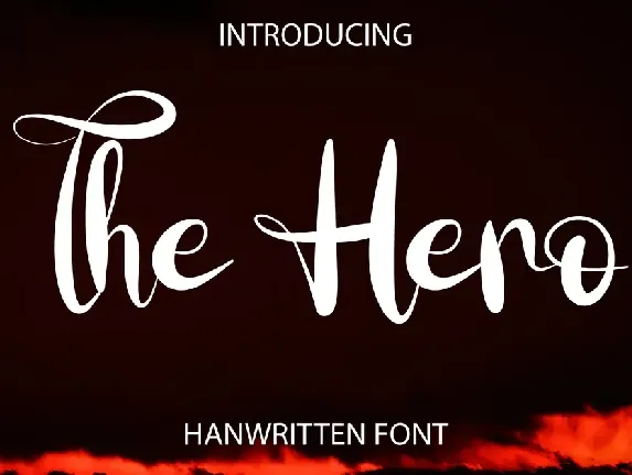 The Hero font