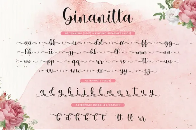 Ginanitta font