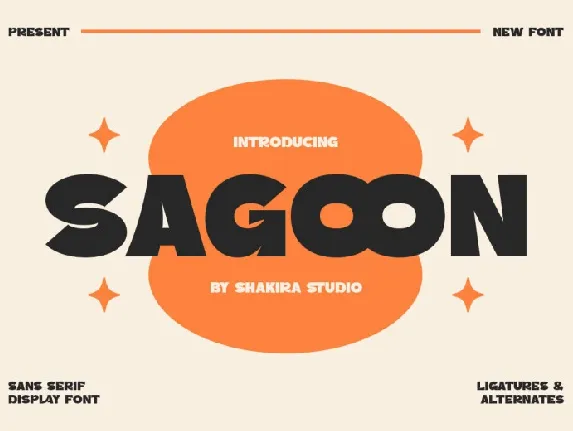 Sagoon font