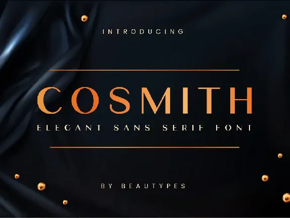 Cosmith font