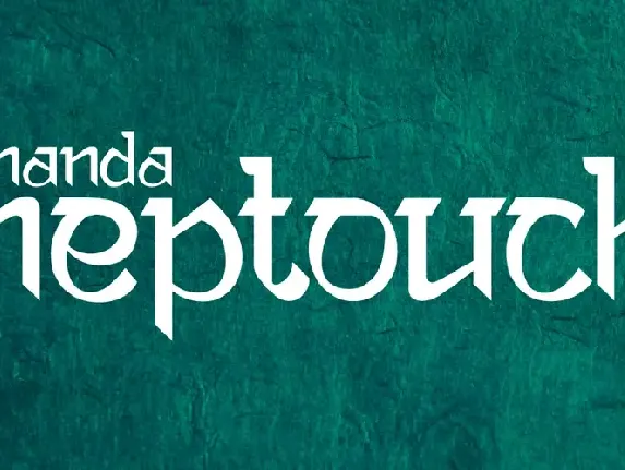 Ananda Neptouch 2 font