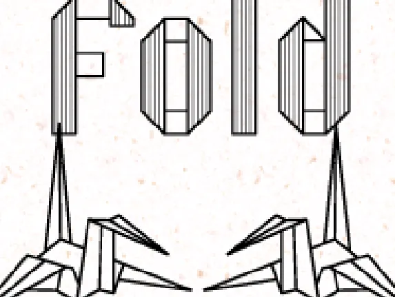 Fold font