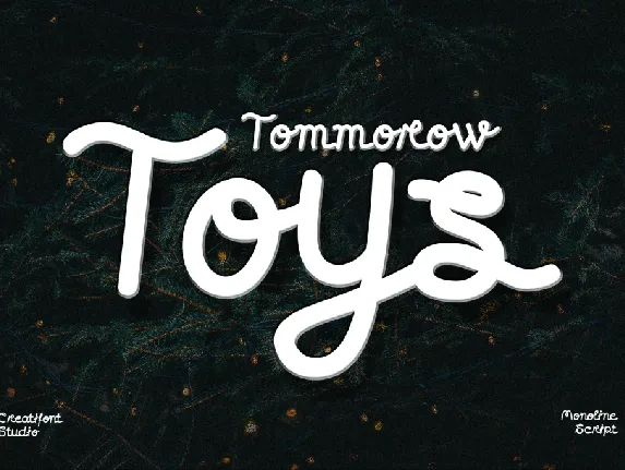 CF Tommorow Toys Demo font