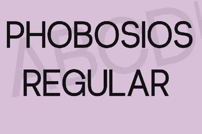 Phobosios font