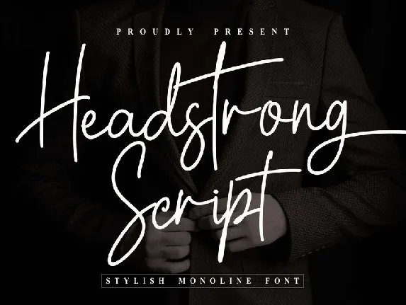 Headstrong Script font