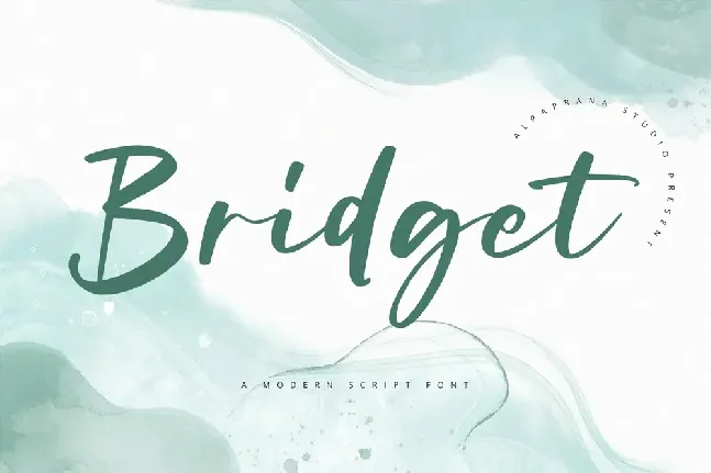 Bridget font