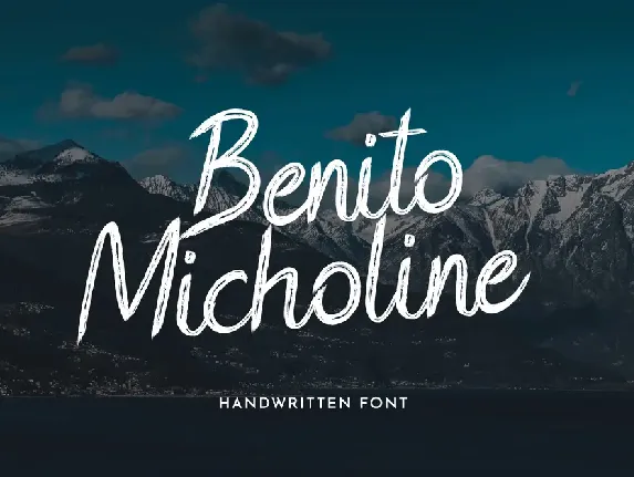 Benito Micholine font