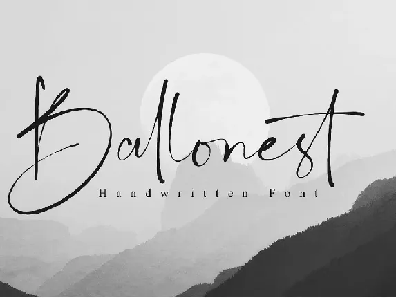 Ballonest font