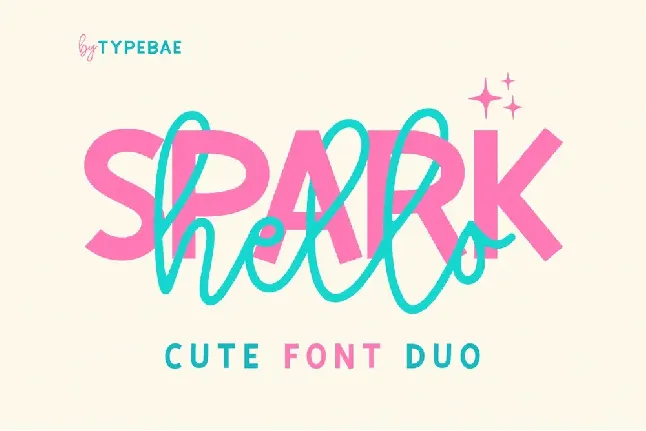 Hello Spark font