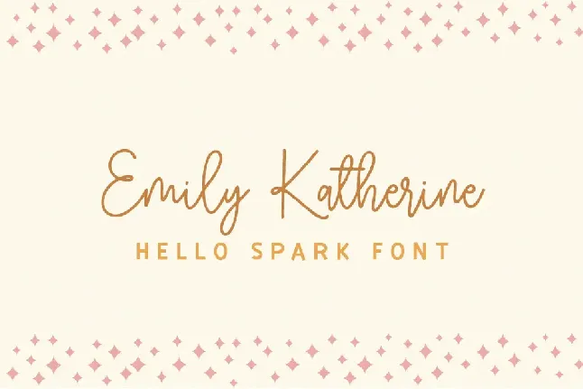 Hello Spark font