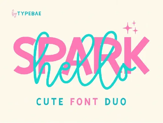 Hello Spark font