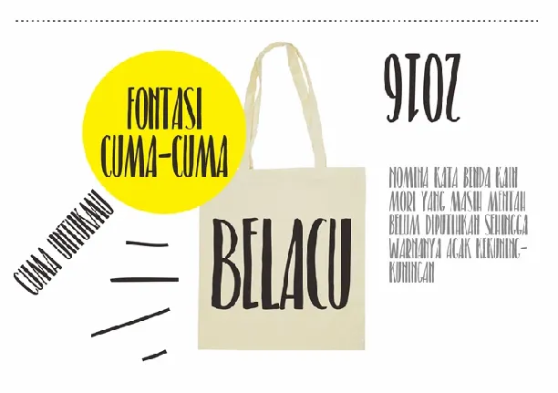 Belacu Free font