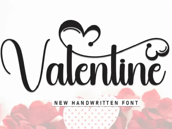 Valentine Calligraphy font