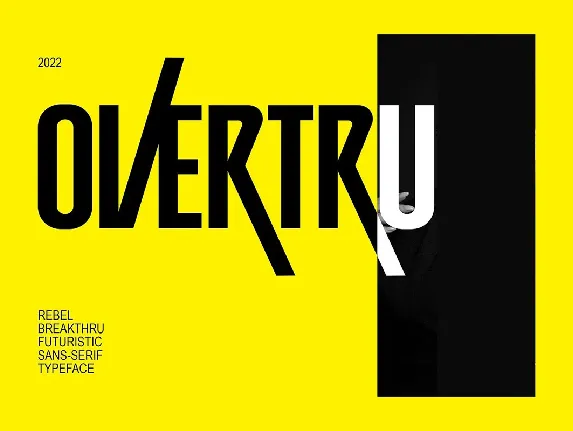 Overtru font