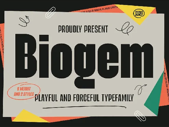 Biogem font