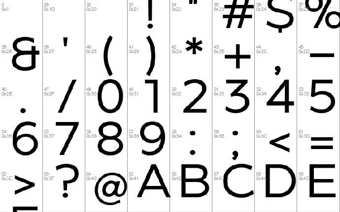 Thelxinoe font