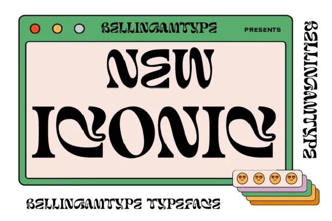 New Iconic font