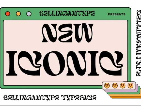 New Iconic font