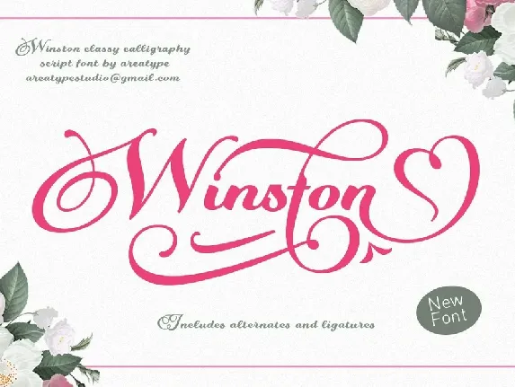 Winston font