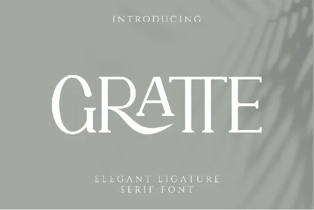 Gratte font