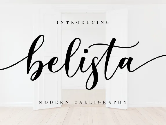 Belista font