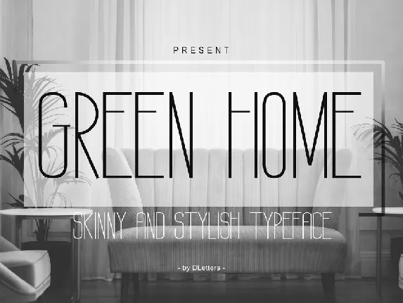 GREEN HOME font