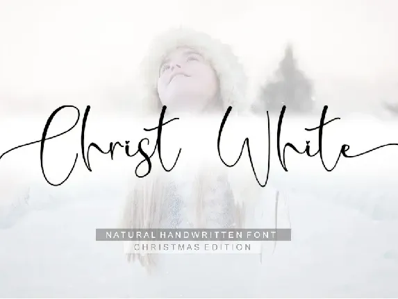 Christ White - Personal Use font