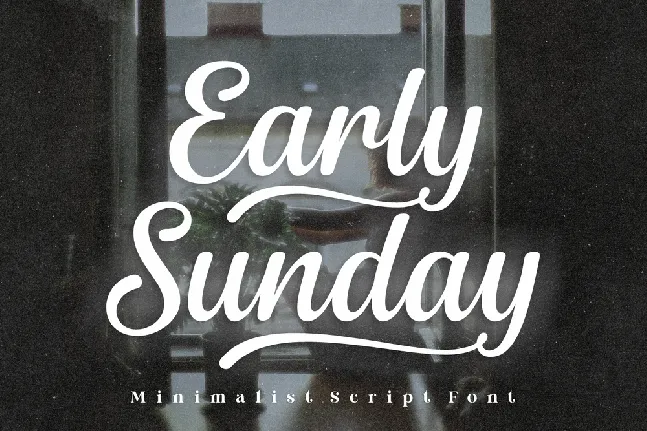 Early Sunday font