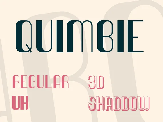 Quimbie font