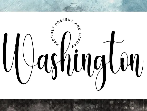 Washington font