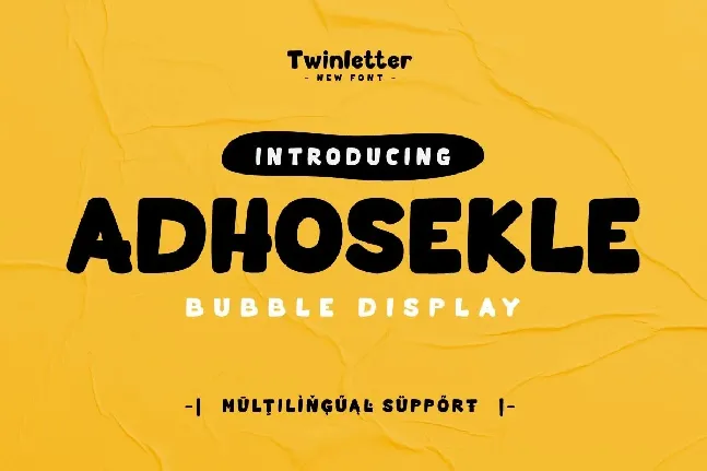 Adhosekle font