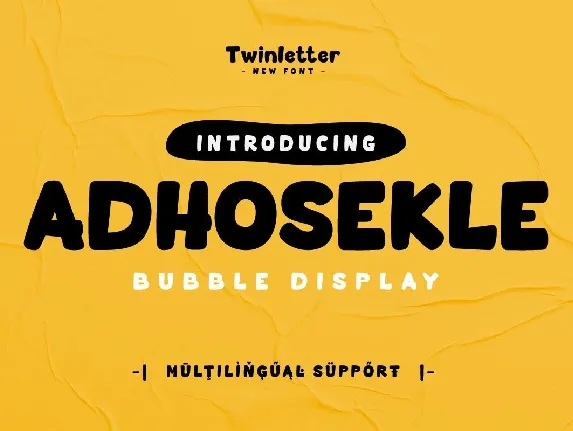 Adhosekle font