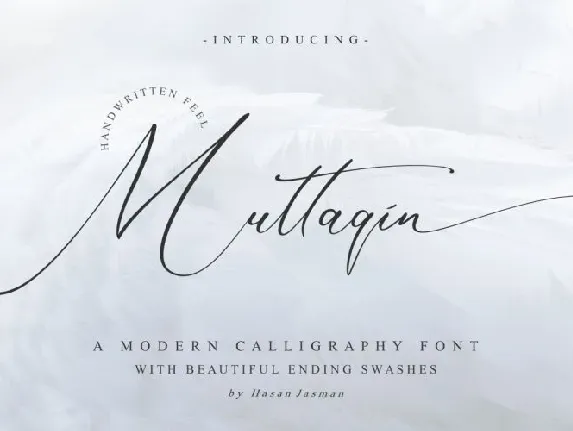 Muttaqin Calligraphy font