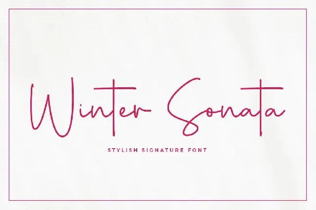 Winter Sonata font