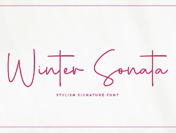 Winter Sonata font