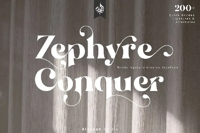 Zephyre Conquer font