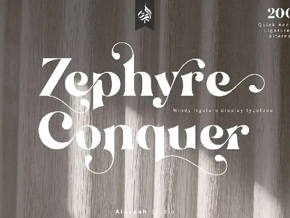 Zephyre Conquer font