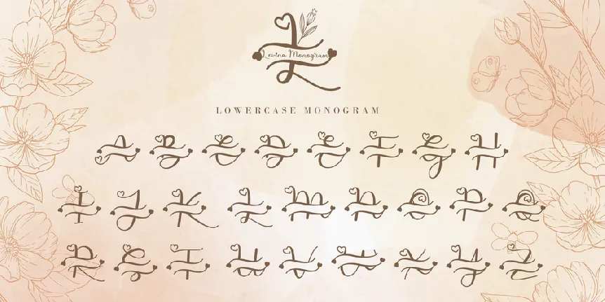 Levina Monogram font