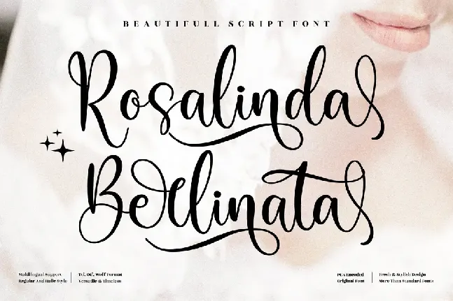 Rosalinda Berlinata font