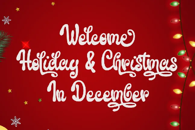 Christmas Onlovia font