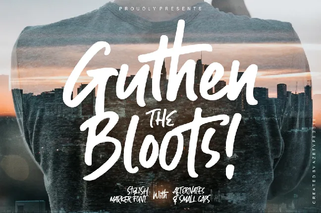 Guthen Bloots Personal Use font